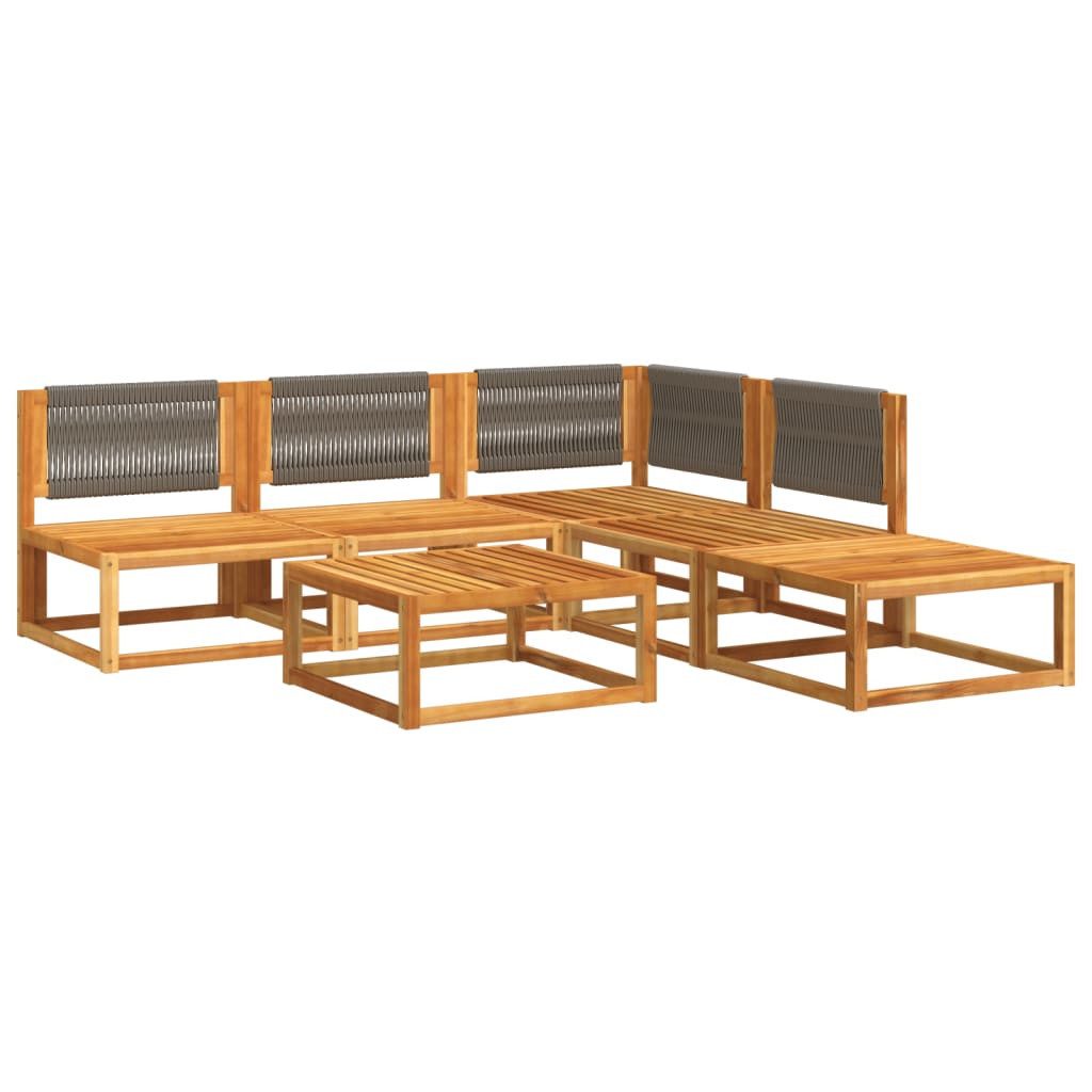 vidaXL Loungesofa 6-tlg. Garten-Sofagarnitur mit Kissen günstig online kaufen