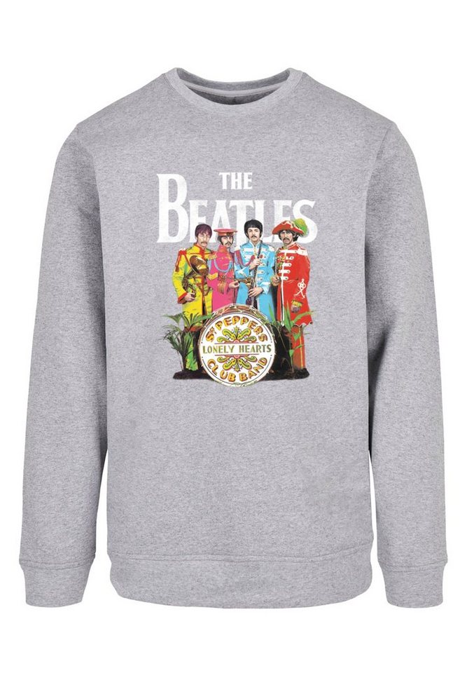 F4NT4STIC Kapuzenpullover The Beatles Band Sgt Pepper Black Print,  Offiziell lizenziertes The Beatles Sweatshirt