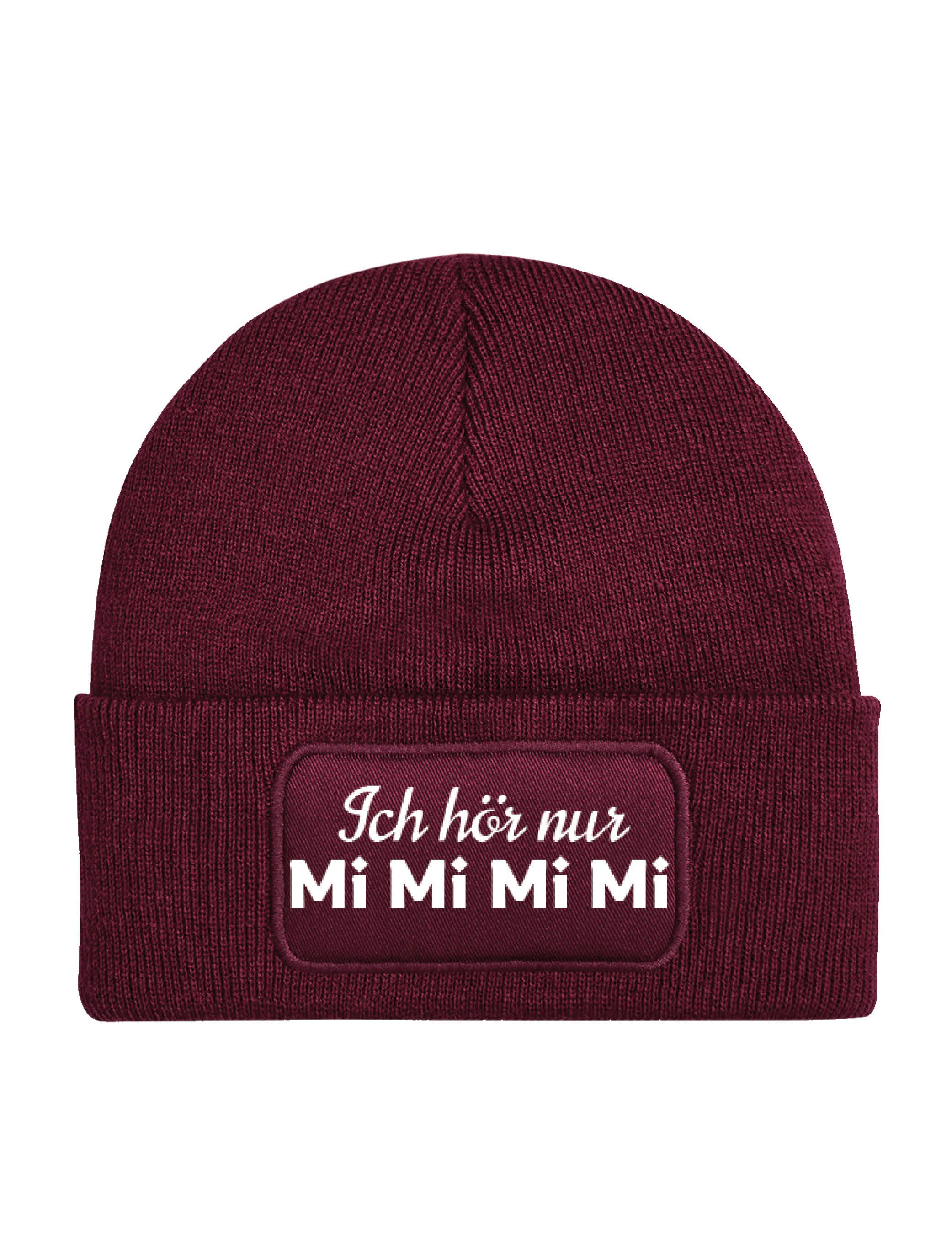Beanie Herren & Damen unisex Mütze Beanie "MiMiMiMi" Print Statement Geschenk