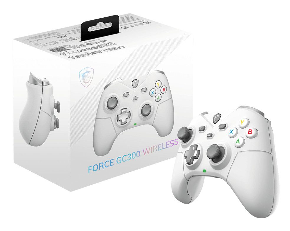 Force GC300 W WHITE Gamecontroller Wireless Gamepad
