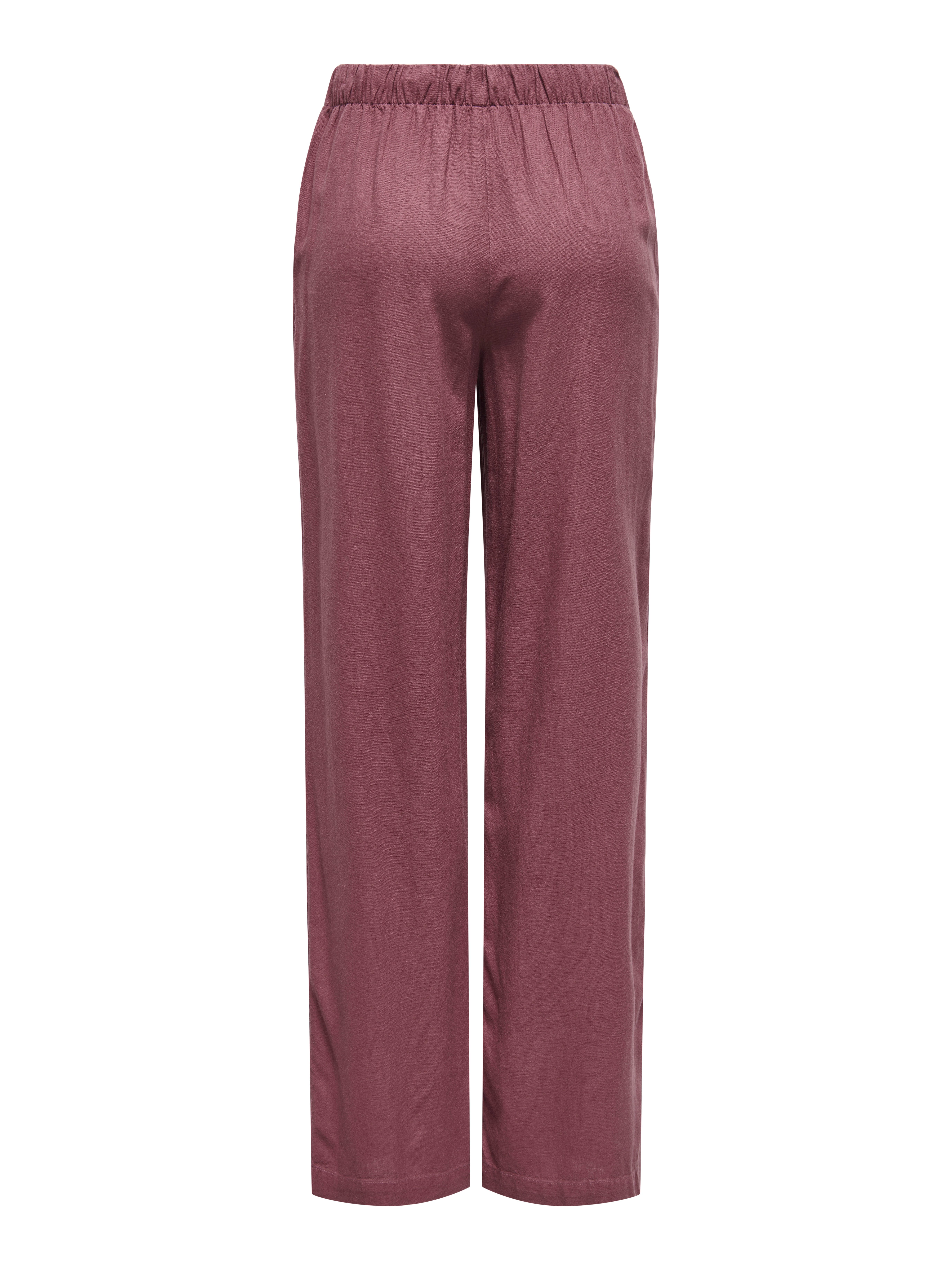 ONLY Schlupfhose ONLGOA MW LINEN BL PULL-UP PANT CC PNT mit Leinen günstig online kaufen