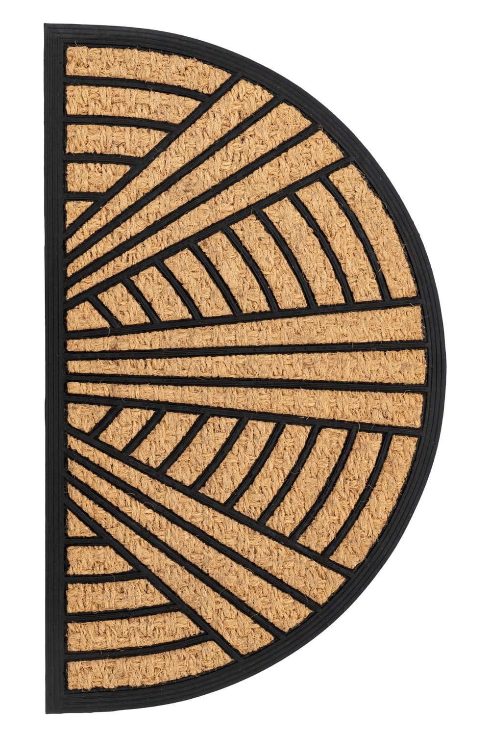 Teppich Boss Fußmatte Fußmatte Fußmatte Style Step 125 Hellbraun - Hellbraun, halbrund, Höhe: 11 mm