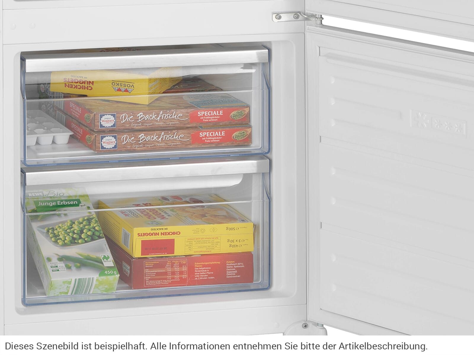 Oranier Einbaukühlgefrierkombination EKG145, 0.0 cm hoch, integrierbar