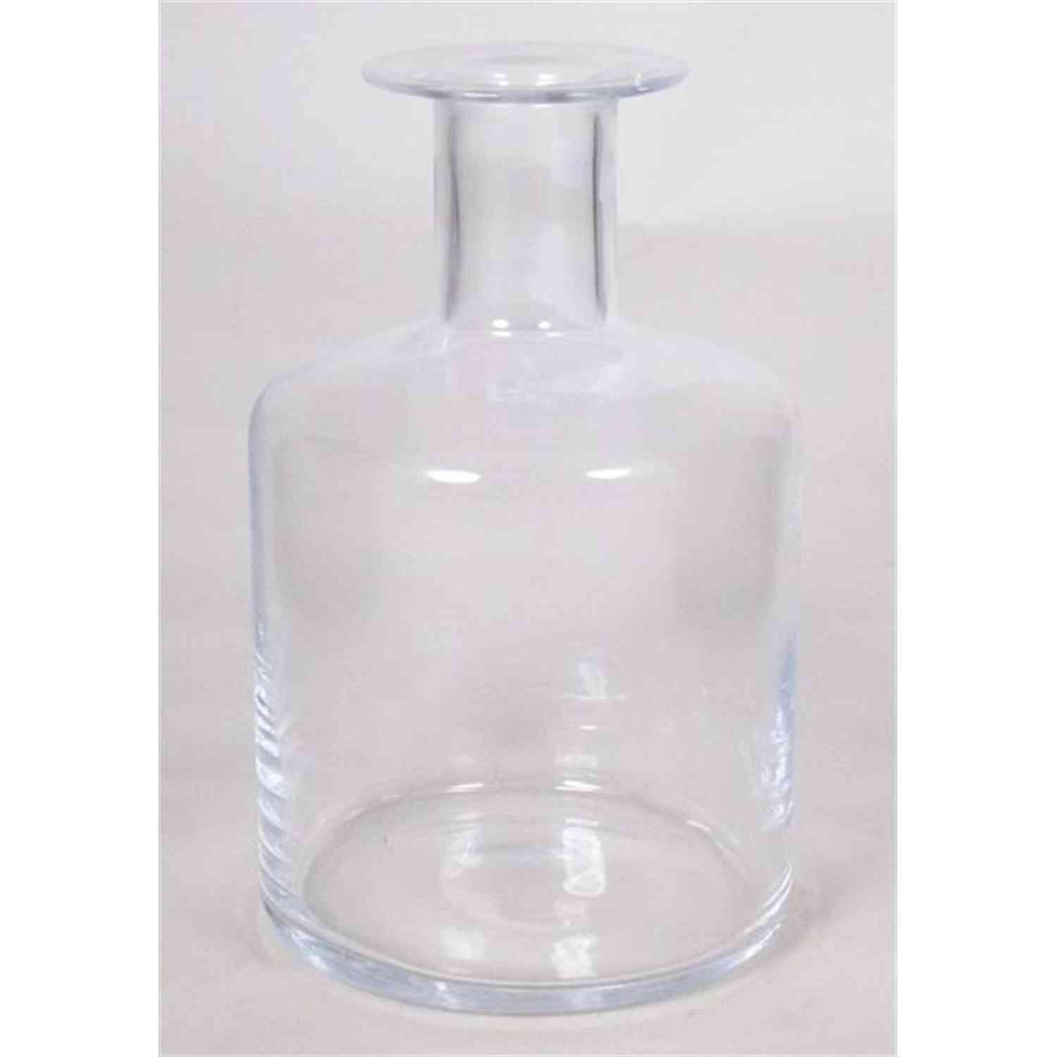 INNA-Glas Dekovase Flaschenvase JUNELA, klar, 28cm, Ø17cm