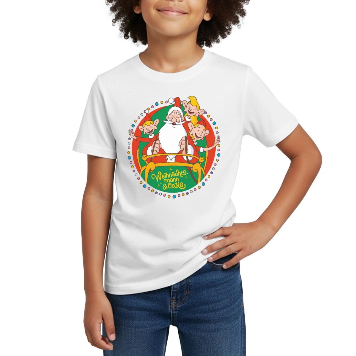 T-Shirt Weihnachtsmann & Co. KG Logo Kinder T-Shirt