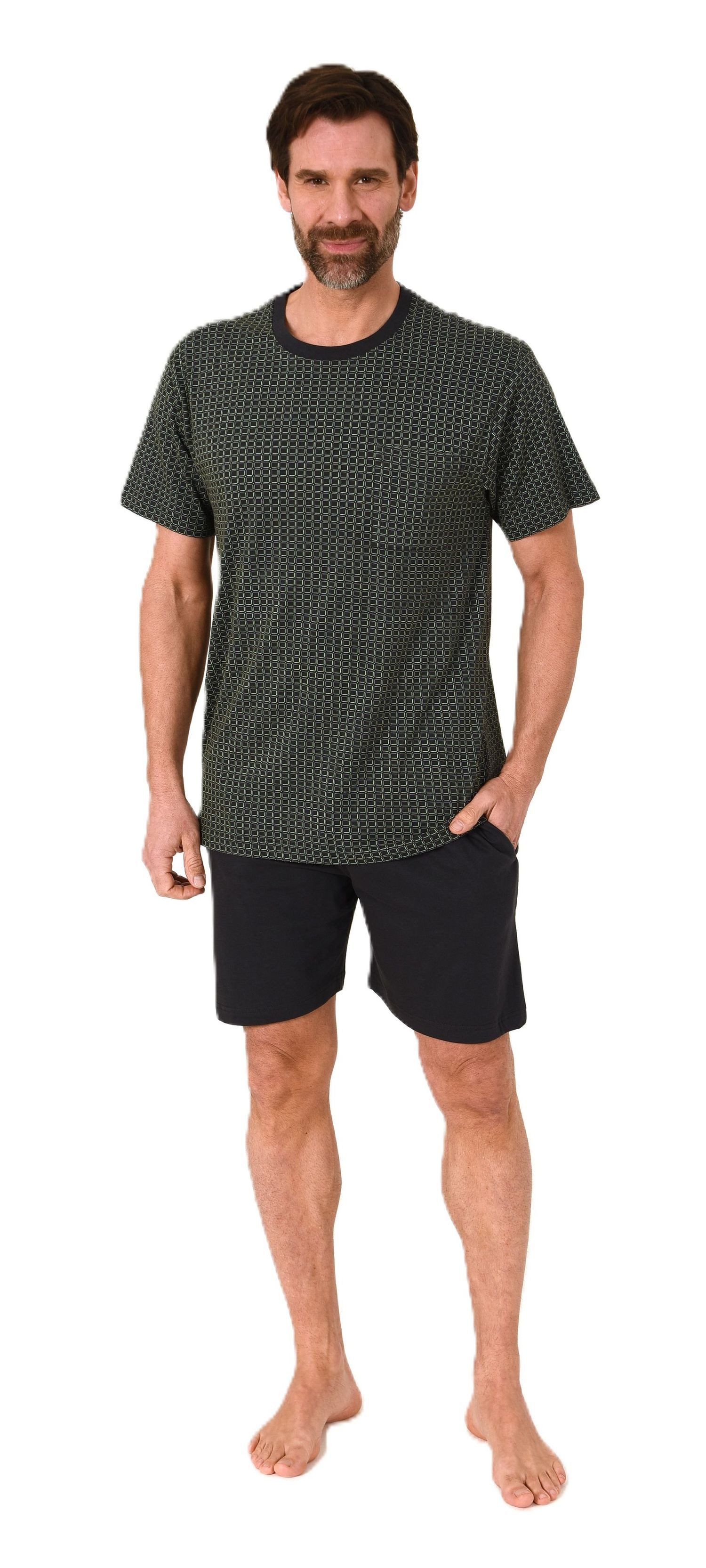 Normann Pyjama Normann Herren Schlafanzug Shorty günstig online kaufen