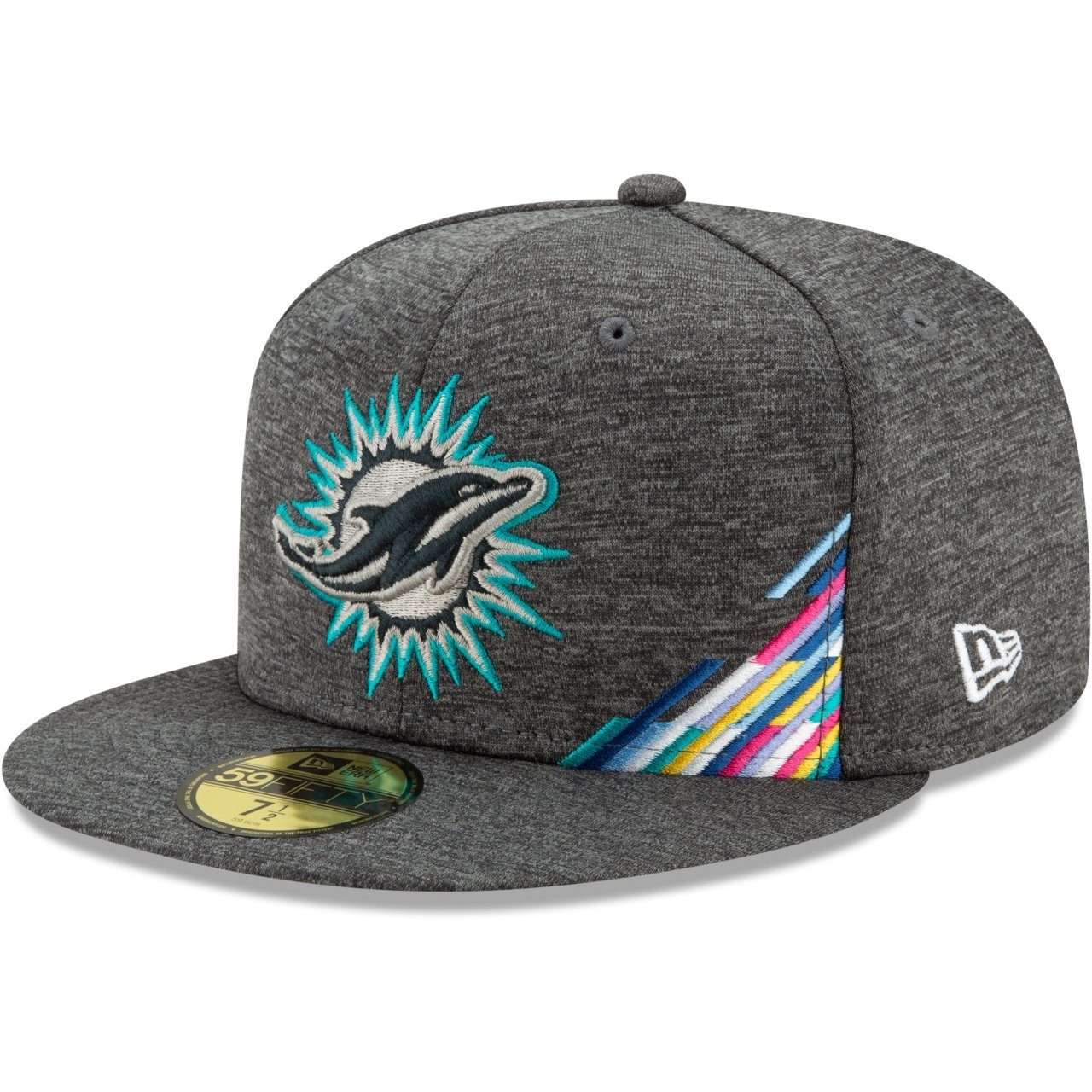 New Era Fitted Cap 59Fifty CRUCIAL CATCH NFL Teams Miami Dolphins