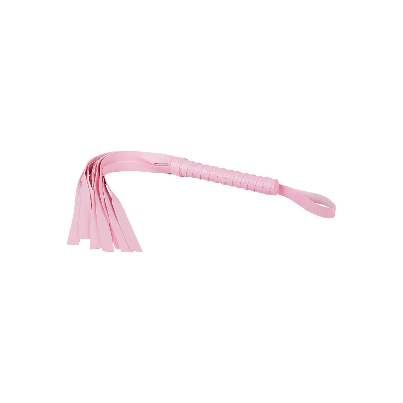 EIS Handfesseln EIS Peitsche (BDSM, vielschwänzig, langer Griff & Halteschlaufe) rosa
