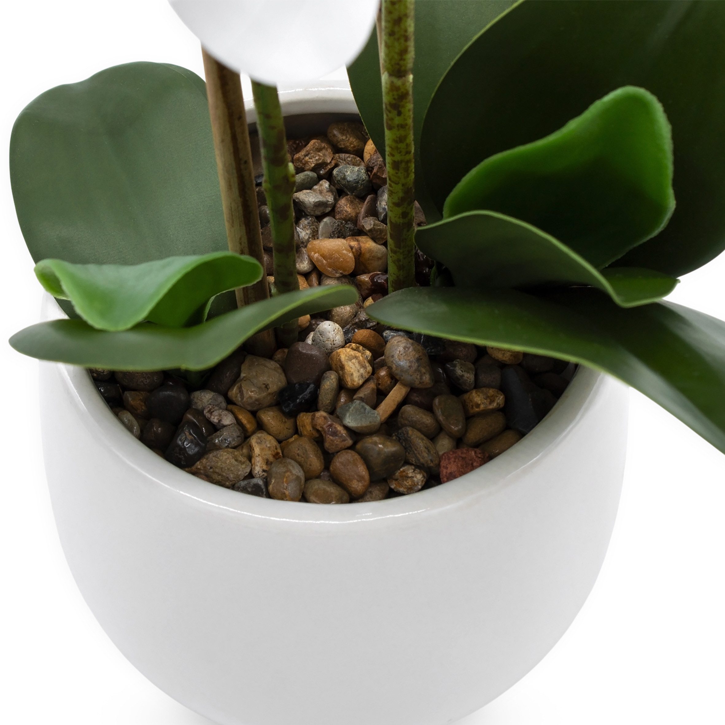 Kunstpflanze Künstliche Real-Touch Orchidee im Blumentopf Orchidee, Spetebo, naturgetreue Nachbildung – Bild 3 von 5