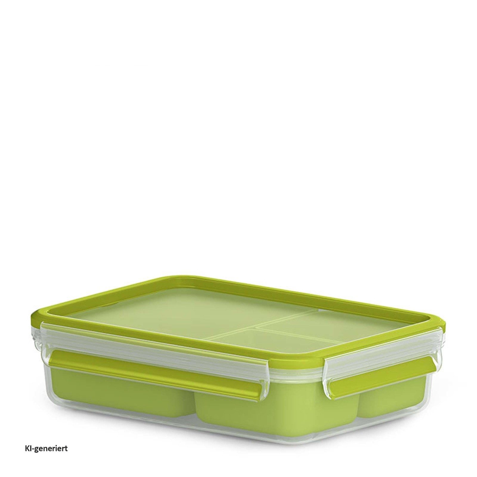Emsa Frischhaltedose Snackbox mit 3 Einsätzen Clip + go, Kunststoff, (1-tlg)