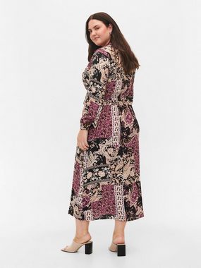 Zizzi Blusenkleid MISSA (1-tlg) Drapiert/gerafft