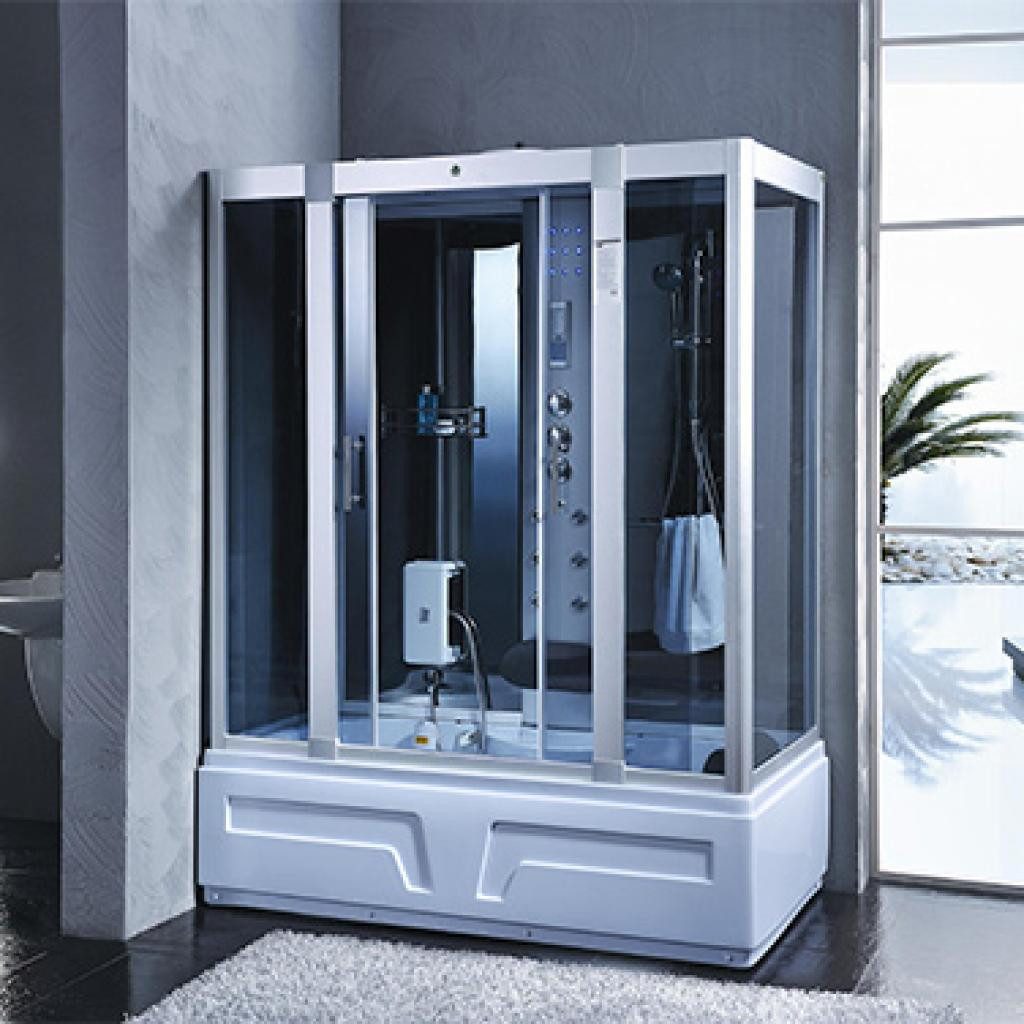 PureHaven Dampfdusche 2in1 Whirlpool und Dampfdusche San Diego