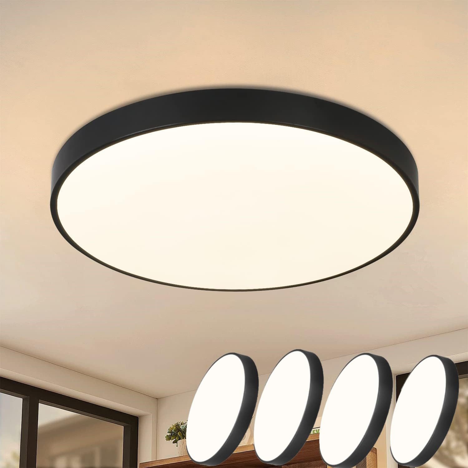Nettlife LED Panel Badezimmer Rund Modern günstig online kaufen