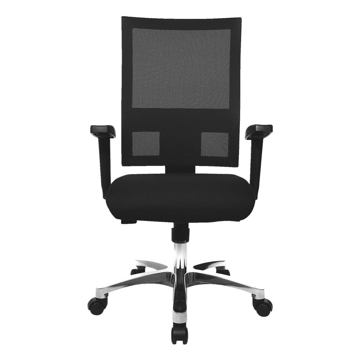 Pro TOPSTAR schwarz Flachsitz Net (ohne Schreibtischstuhl SY, und Netzrückenlehne, Armlehnen) mit
