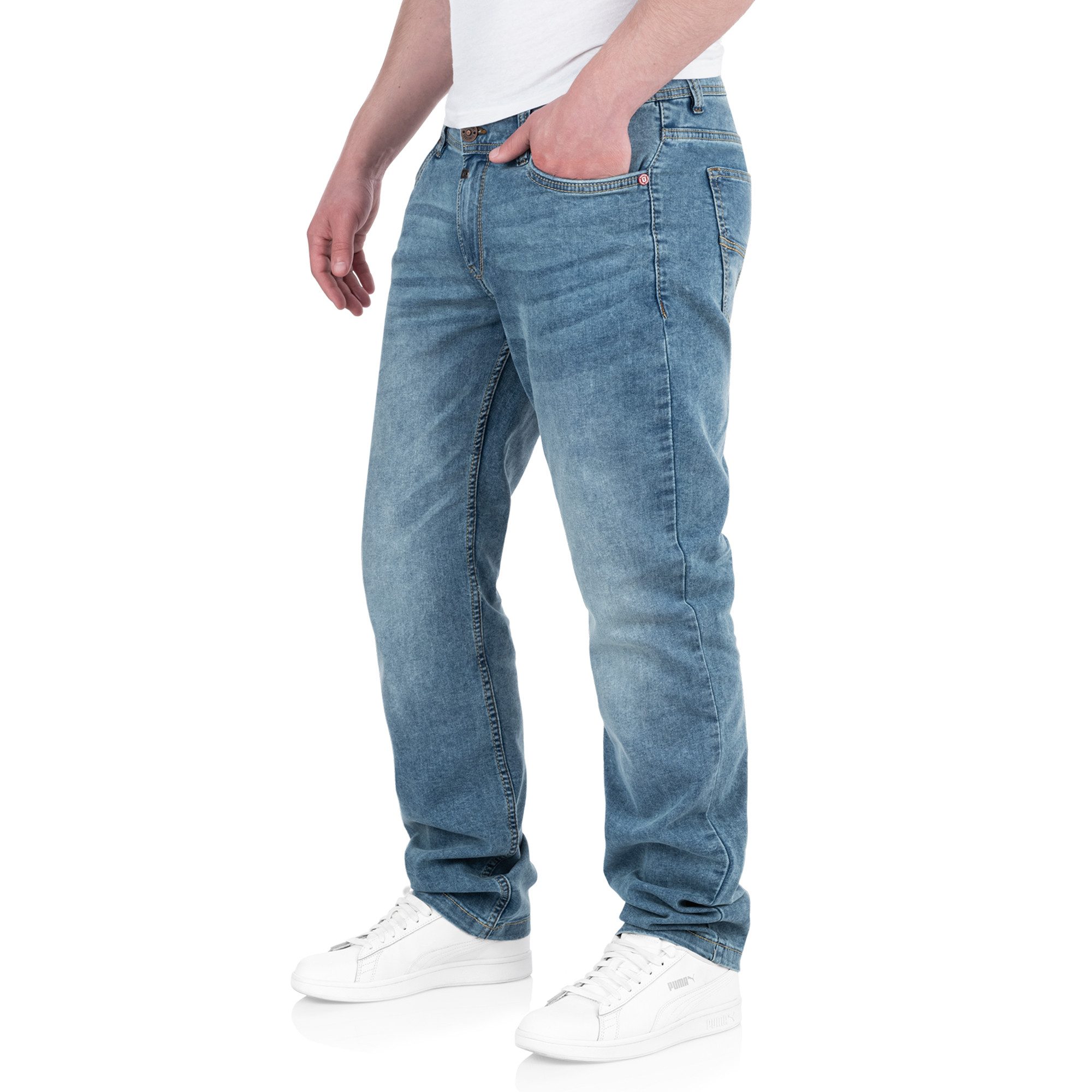 TIMEZONE Stretch-Jeans Eduardo TZ Slim Fit Jeanshose - Blue Denim Wash Bequ günstig online kaufen