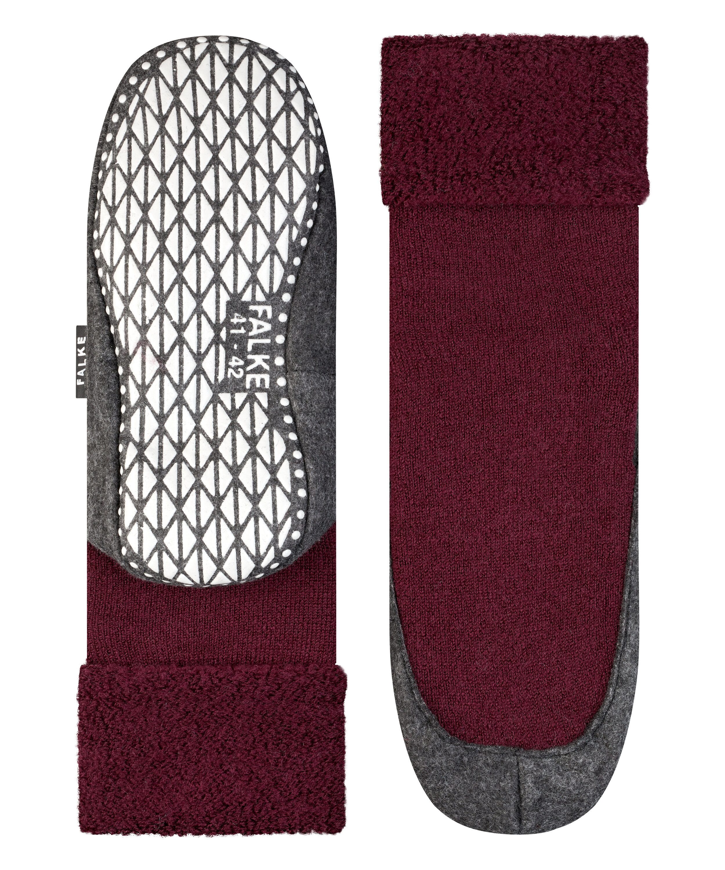 FALKE Haussocken Cosyshoe mit Merinowolle & rutschhemmender Sohle, atmungsaktiv