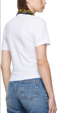 Versace T-Shirt VERSACE COUTURE BAROQUE COTTON PIQUET Polo-Shirt T-shirt Bluse Retro P