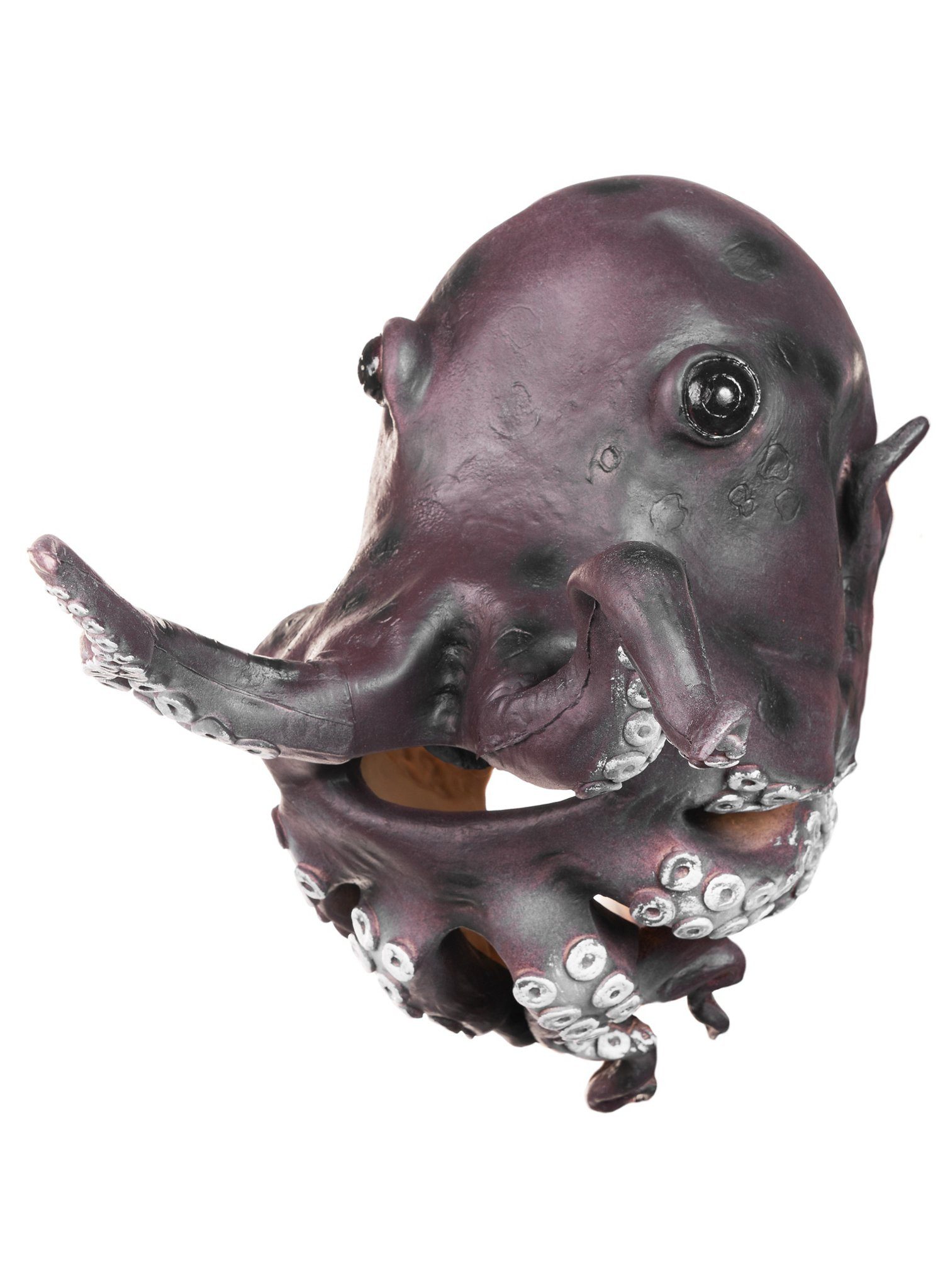 Metamorph Verkleidungsmaske Oktopus Maske aus Latex - Fasching Halloween Karne, Witzige Tiermaske für Karneval, Fasching oder Halloween