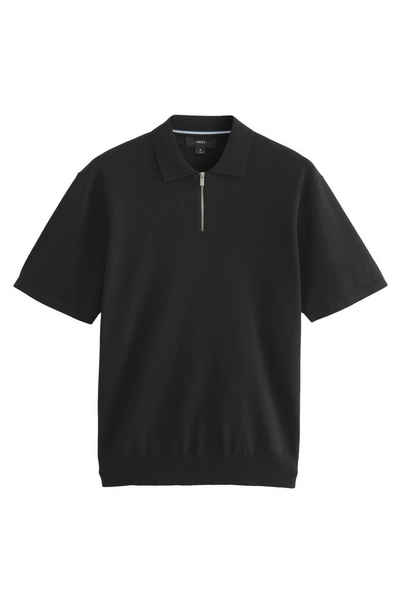 Next Poloshirt Regular Fit Strick-Polohemd mit Reißverschluss (1-tlg)