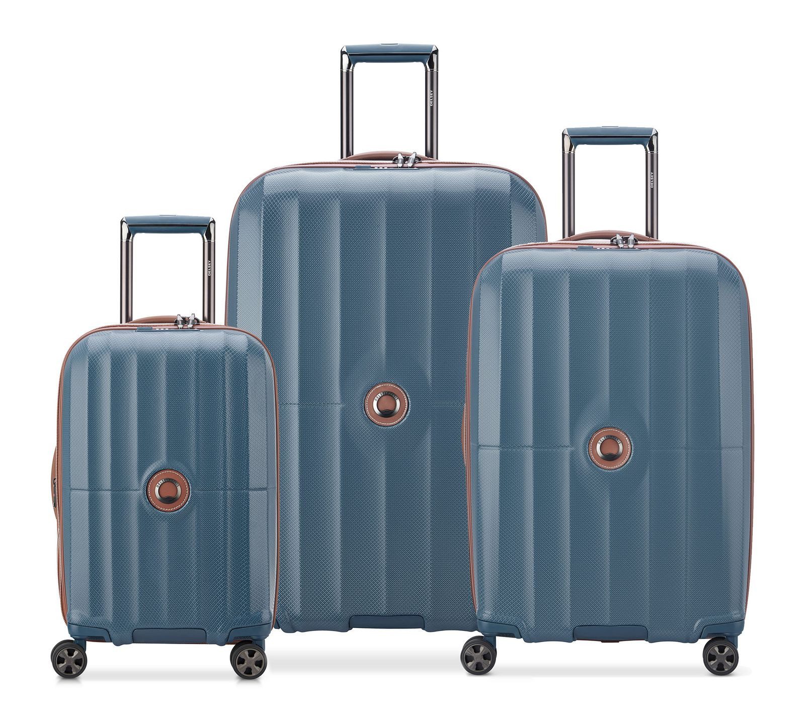 Delsey Paris Trolleyset Expandable 4 Double Rolls Trolley L / M / S, 4 Rollen, (Set, 3 tlg)