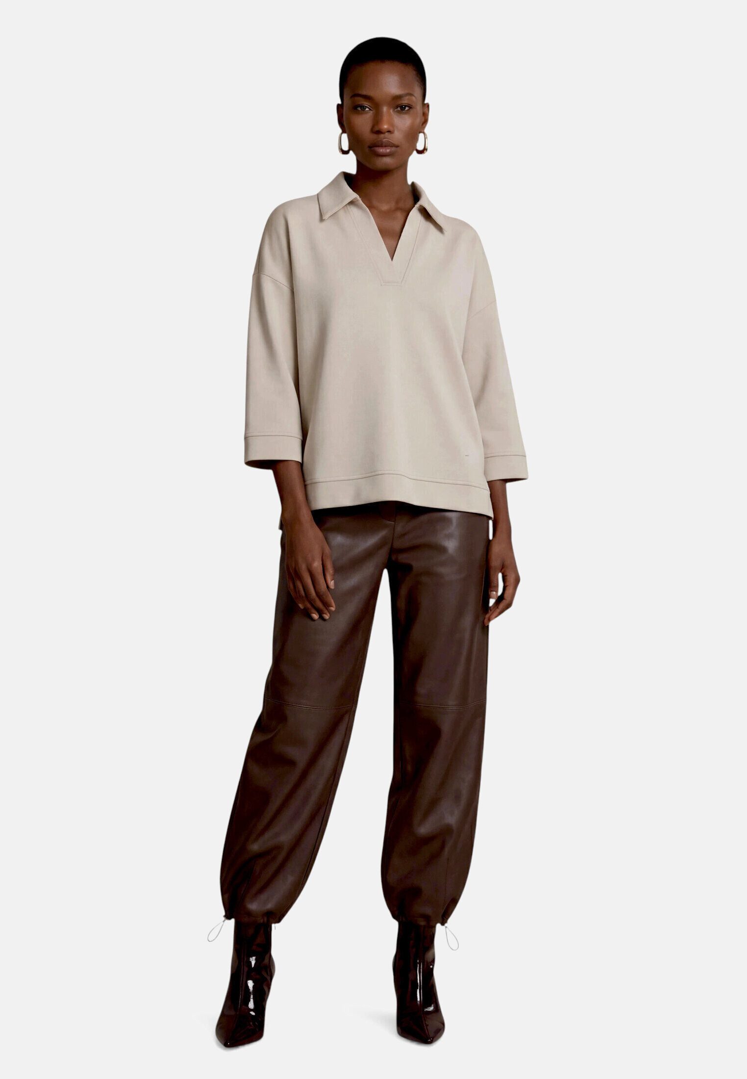 Zero Sweatshirt Damen unifarben Material