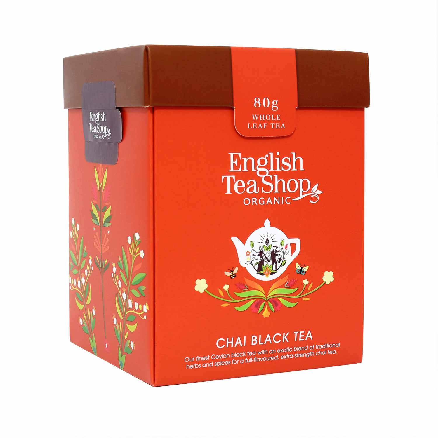 English Tea Shop Tee Black Tea Chai, BIO, Loser Tee, 80g Box