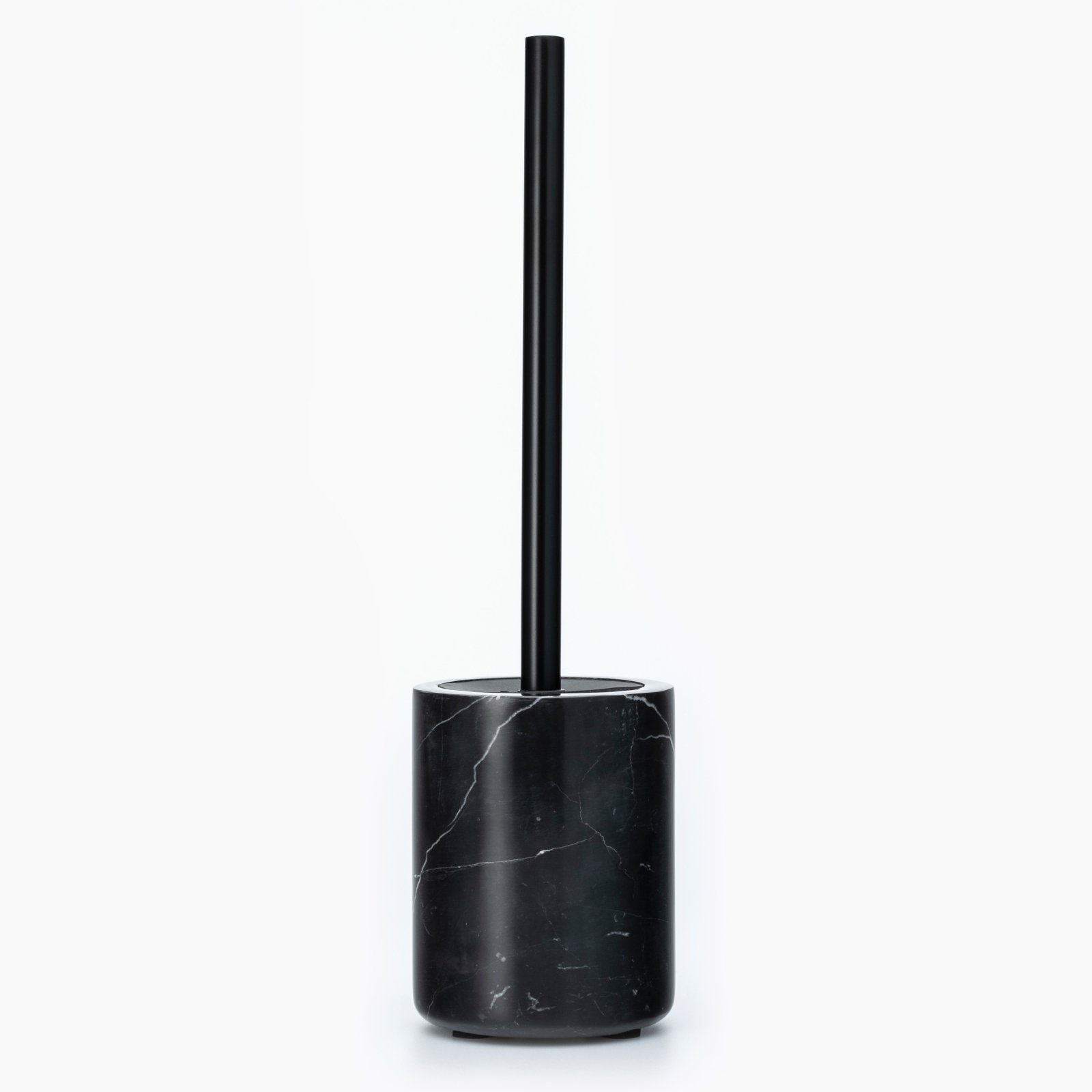 houseproud WC-Reinigungsbürste Marquina Toilettenbürste mit Behälter aus schwarzem Marmor