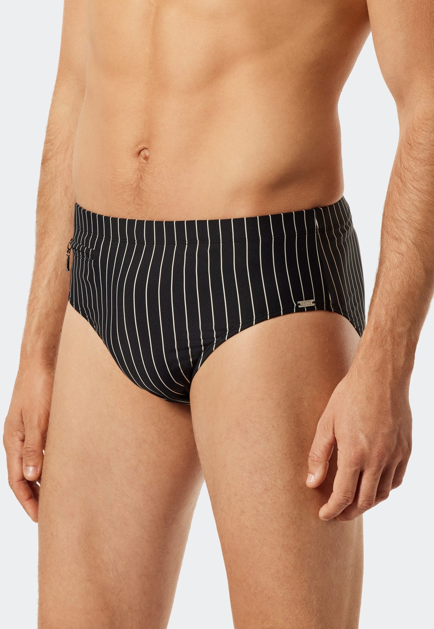 Schiesser Badeslip Nautical Casual mit weißen Streifen günstig online kaufen