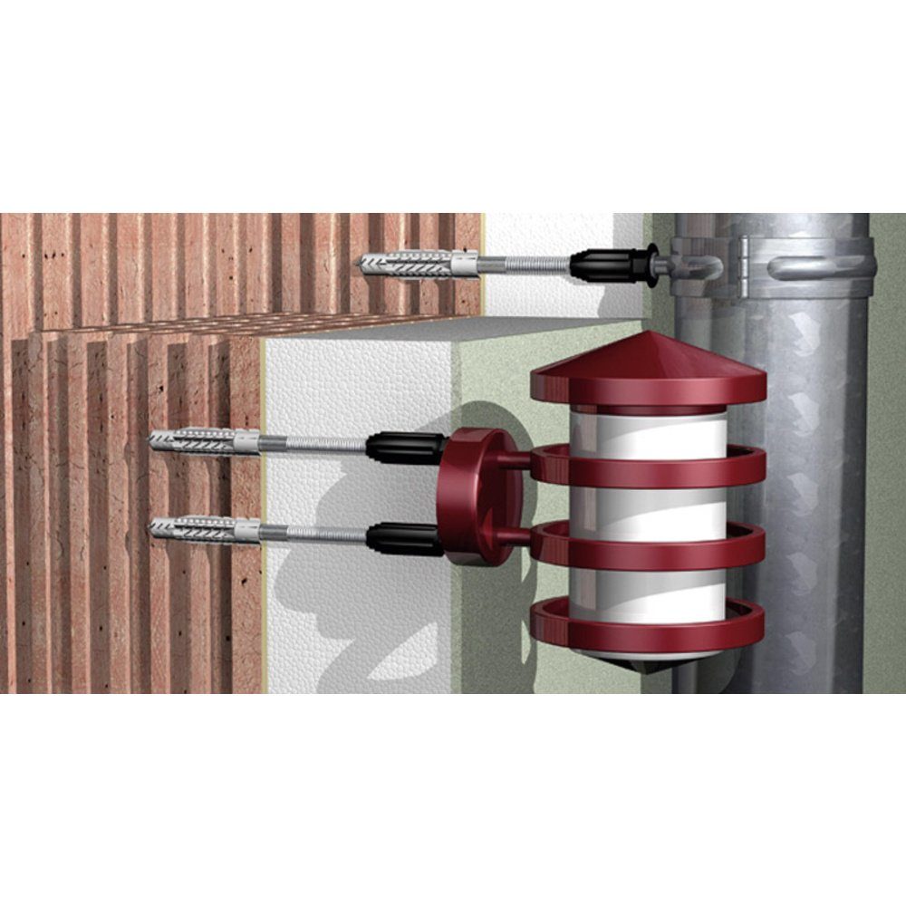 Fischer Dübel-Set Fischer 045698 Thermax 10/120 Stahl verzinkt/Nylon 10 mm 1 St.