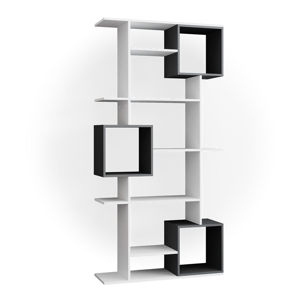 Vicco Raumteiler Cube, Weiß/Anthrazit, 92 x 187.7 cm, 1-tlg. günstig online kaufen