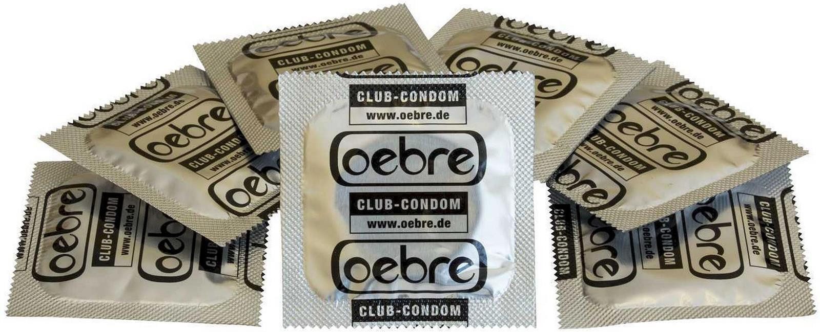 OEBRE Kondome Oebre Bulk-Pack: CLUB-Condom Silver, 100 Kondome, 100 St.