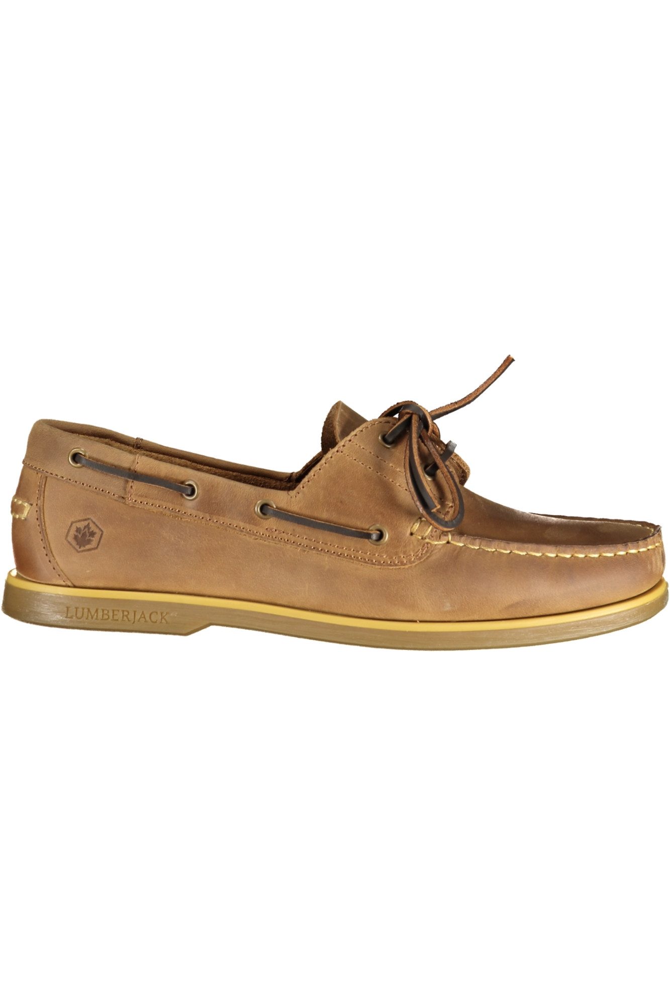LUMBERJACK Pantolette Klassischer brauner Herrenschuh mit