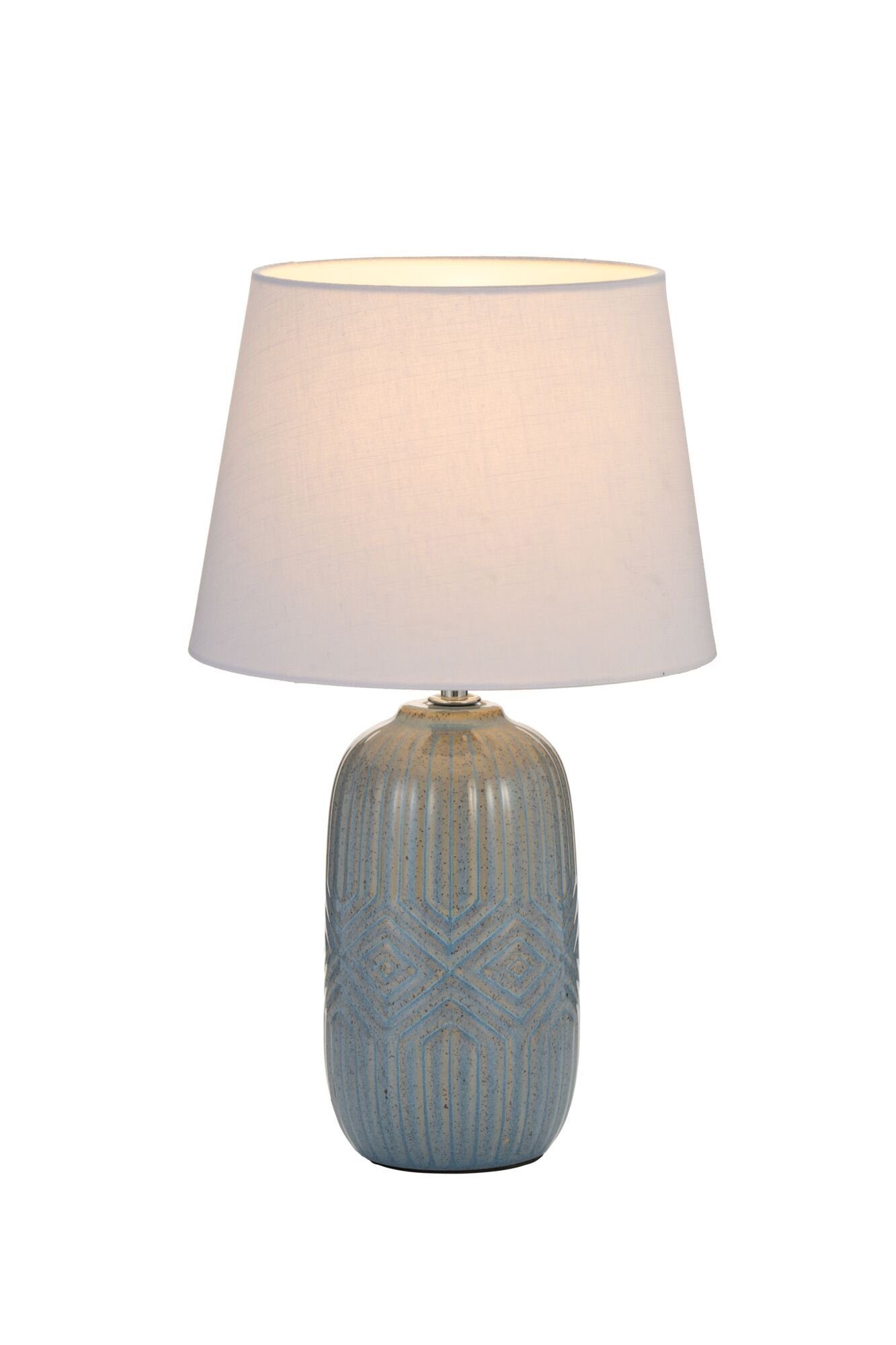 Pauleen Tischleuchte Glowing Hug max20W Blau/Beige 230V Stoff/Keramik, ohne Leuchtmittel, E14 – Bild 3 von 5