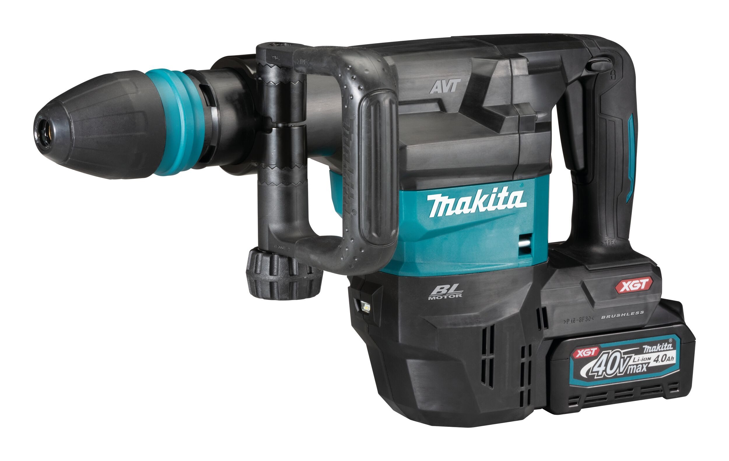 Makita Akku-Meißelhammer, Stemmhammer XGT, HM001GM201, 40V, SDS-MAX, 2 x 4 Ah Li-Ion im