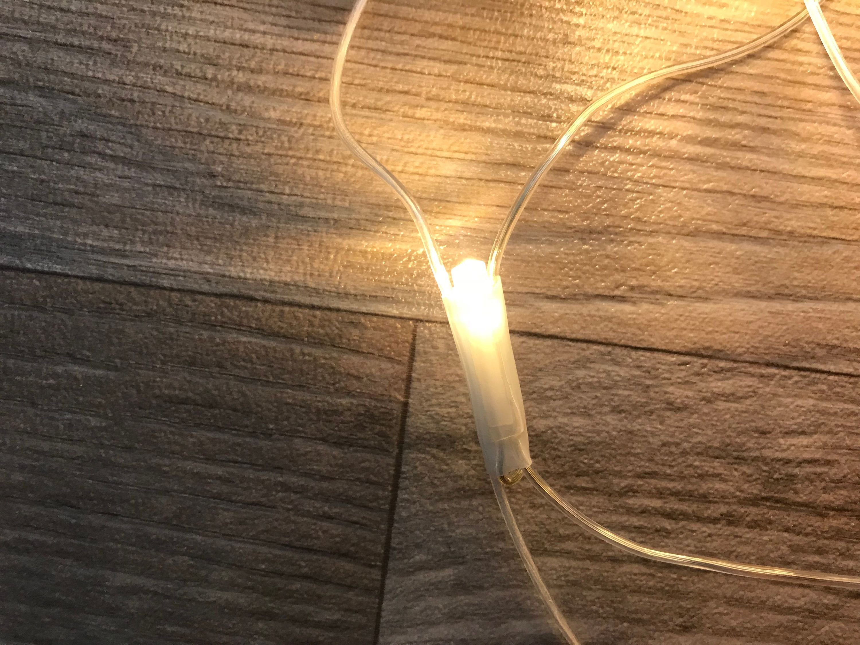 Mojawo Lichtervorhang 160er LED-Lichternetz warmweiß günstig online kaufen