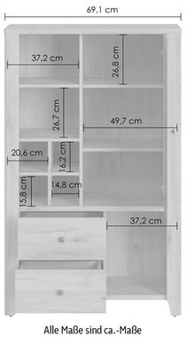 INOSIGN Highboard CESTINO, Höhe ca. 150 cm