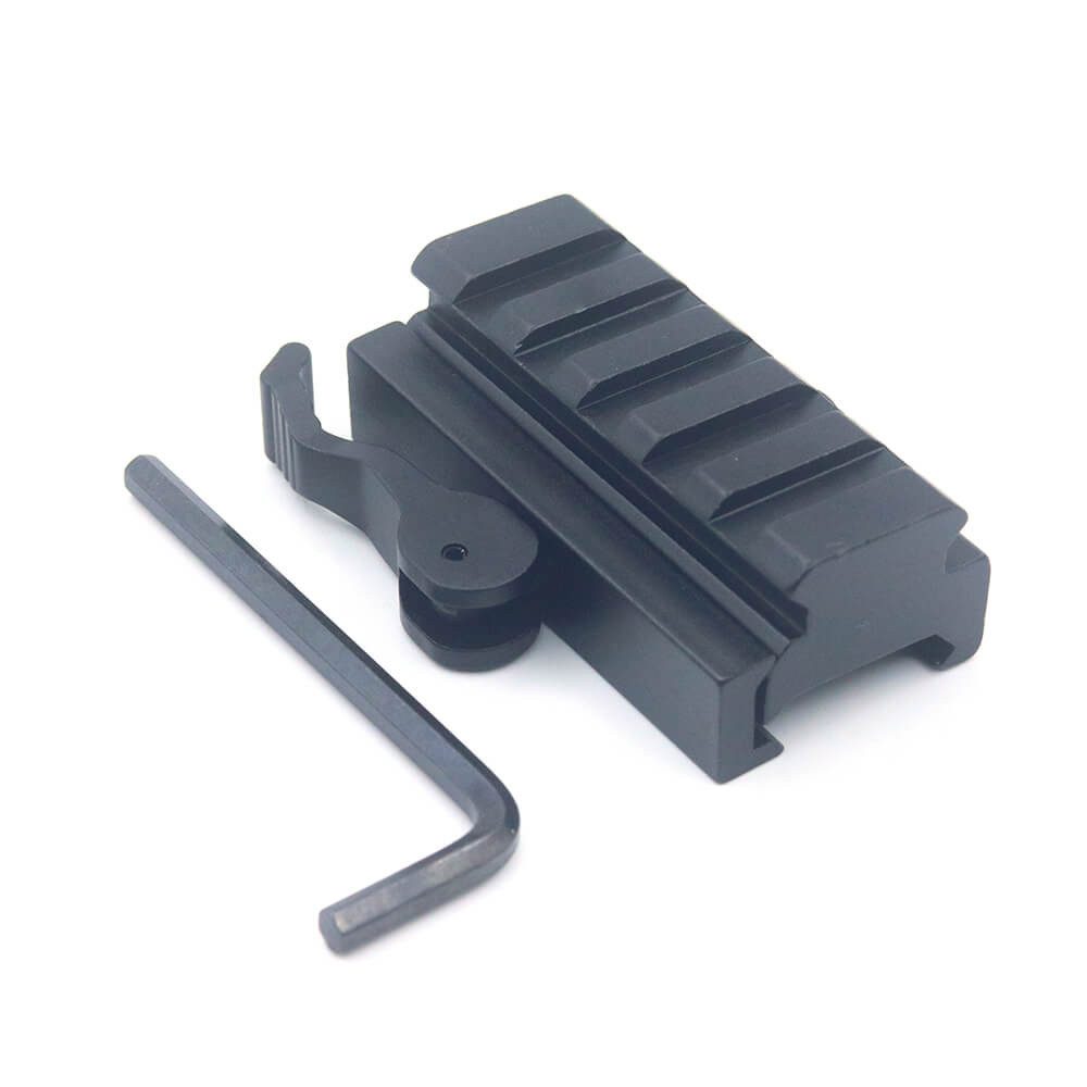 trends for living Höhen Adapter 5 Slot mit Schnellmontage Weaver Picatinny Erhöhung QD Zielfernrohr