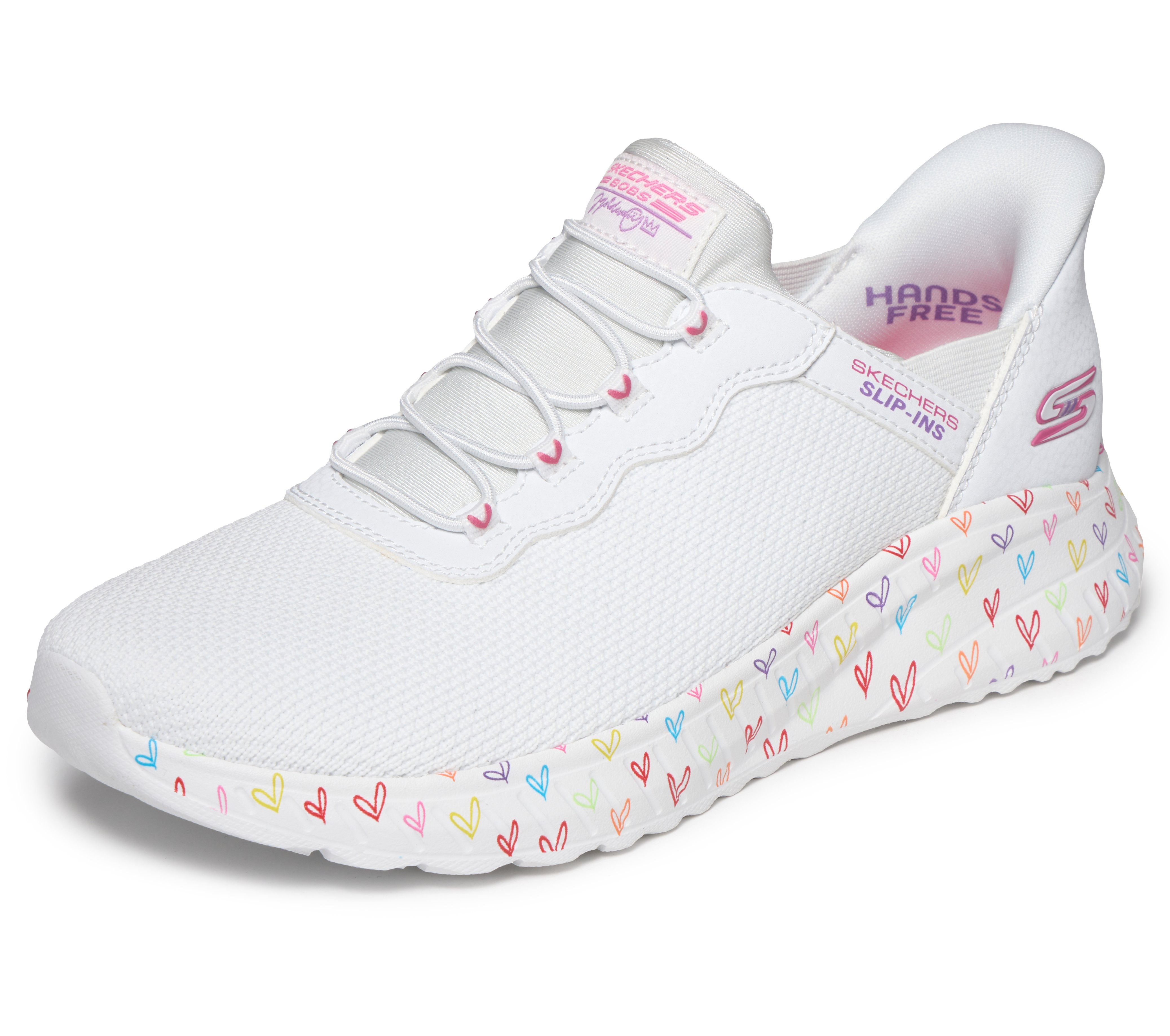 Skechers BOBS SQUAD CHAOS Slip-On Sneaker Freizeitsneaker, Slipper, Schlupfschuh mit Memory Foam-Innensohle