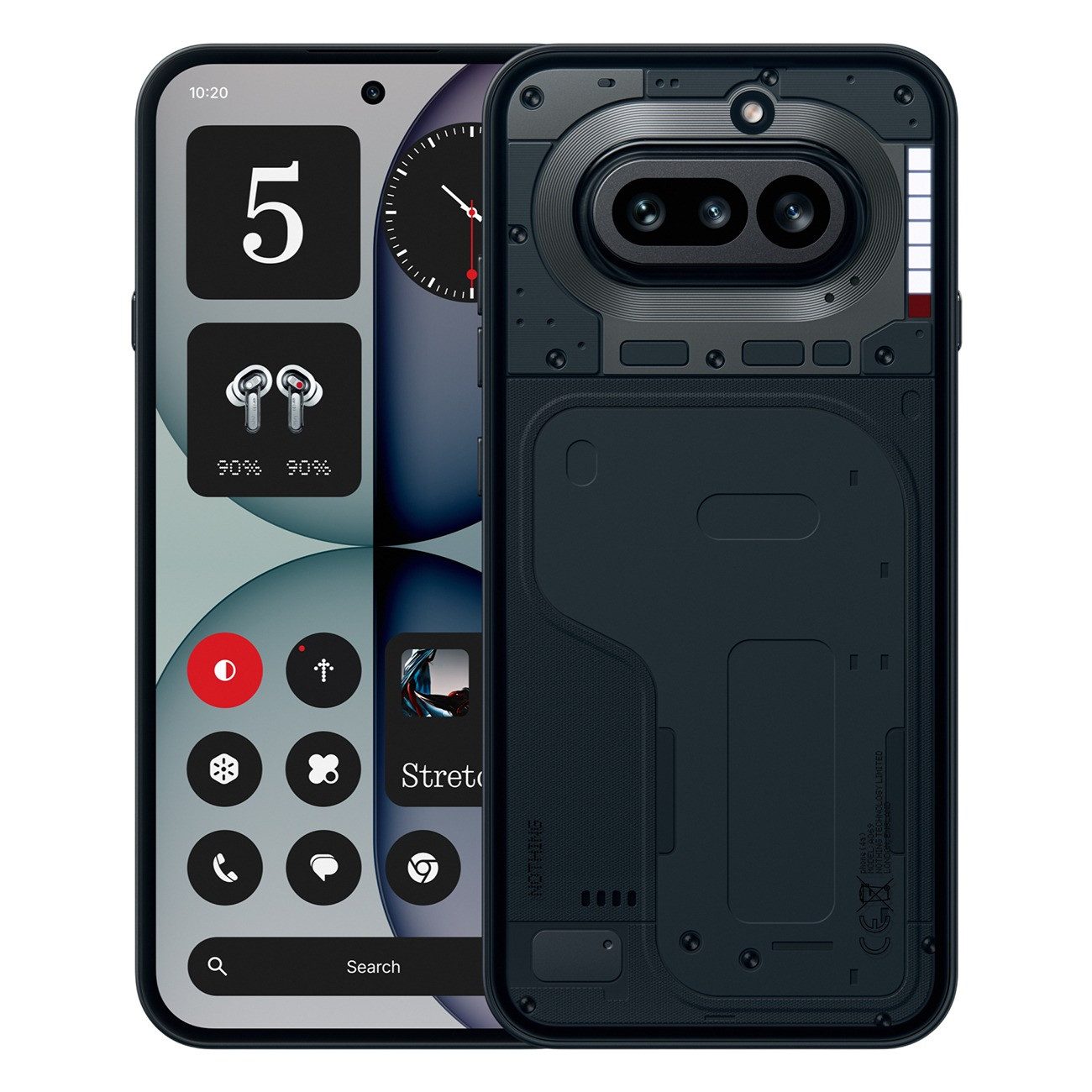 NOTHING Phone (4a) 128GB+8GB Smartphone (17.22 cm/6.78 Zoll, 128 GB Speicherplatz, 50 Megapixel MP Kamera, 6.78" AMOLED-Display, leuchtende Gylph-Bar)