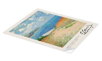Posterlounge Wandfolie Claude Monet, Path in the Wheat Fields at Pourville, Wohnzimmer Malerei