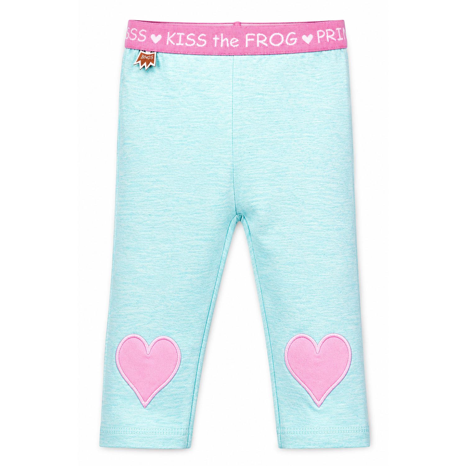 BONDI Leggings Baby Kinder Leggings 'Herzen' 86576 - Mint, Mädch