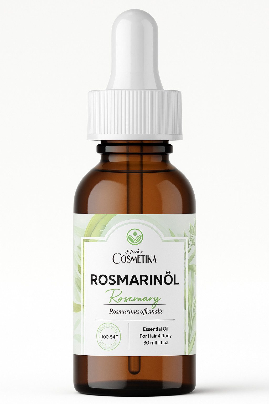 Herbs Cosmetica Haaröl Rosmarinöl – 100 % natürlich, rein & vegan, Haut & Haarpflege, 30 ml, vegan tierversuchsfrei ohne Zusätze ohne synthetische Duftstoffe