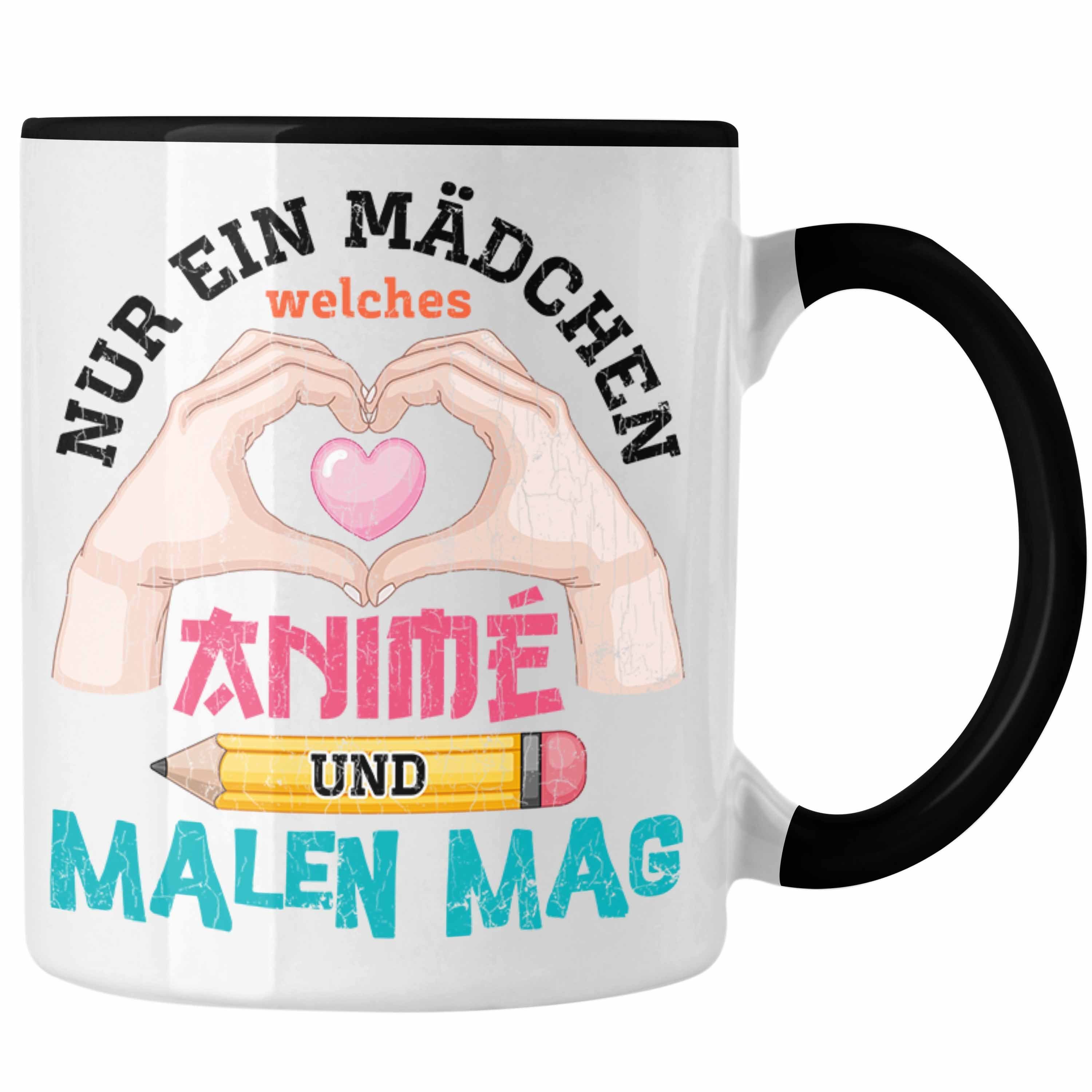 Trendation Tasse Geschenk Fan Spruch Geschenke Schwarz Deko - Anme Tasse Trendation Anime Kaffeetasse Spruch