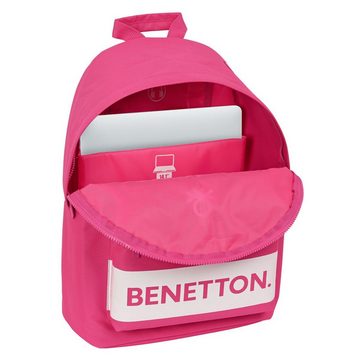 United Colors of Benetton Rucksack Laptoptasche Benetton benetton Pink 31 x 41 x 16 cm