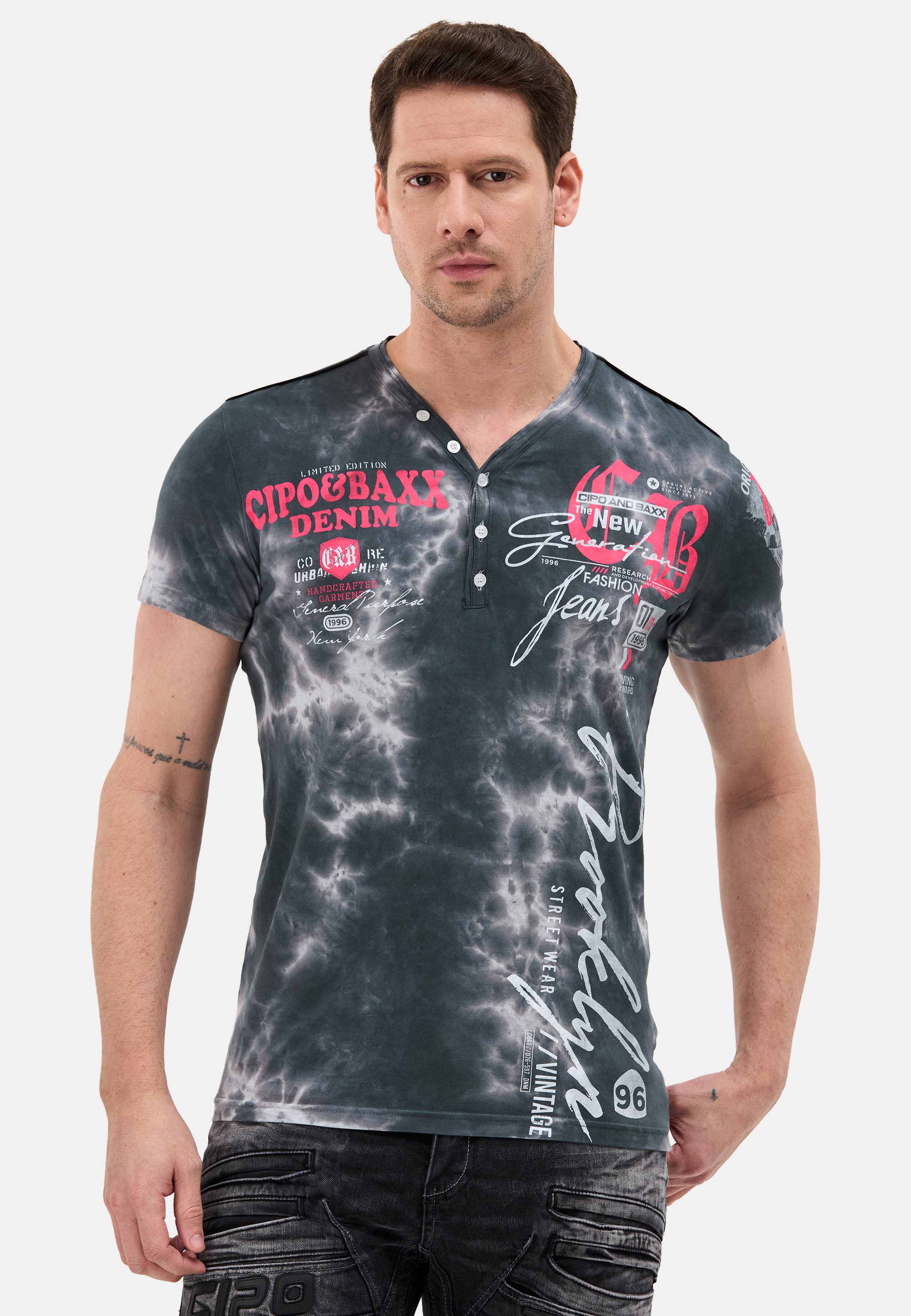 Cipo & Baxx Kurzarmshirt