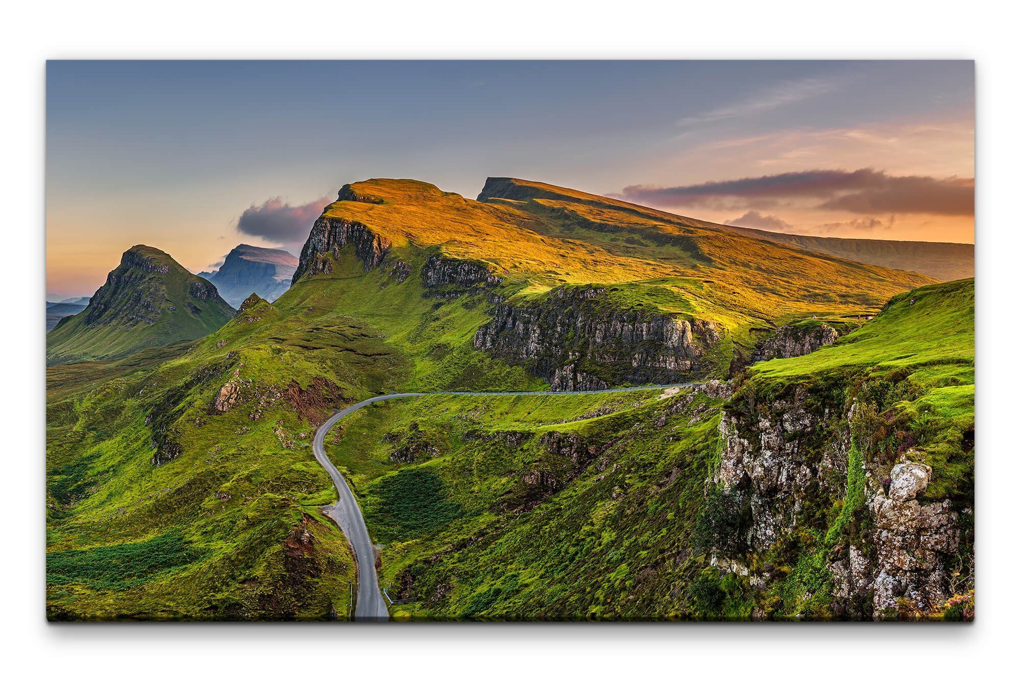 Leinwandbild Bilder XXL Schottland Wandbild auf Leinwand