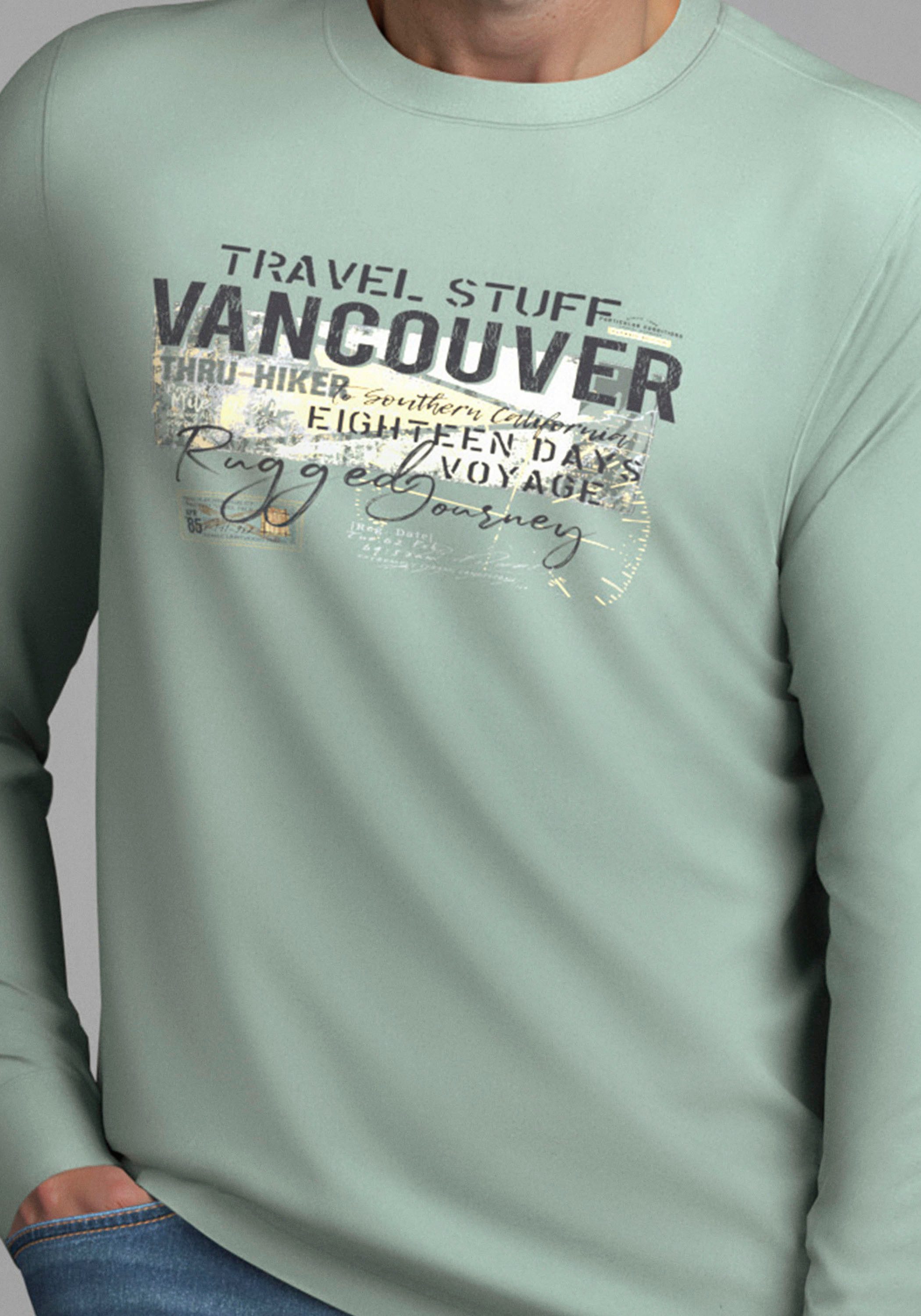Man's World Rundhalsshirt Neue Kollektion! mit Print