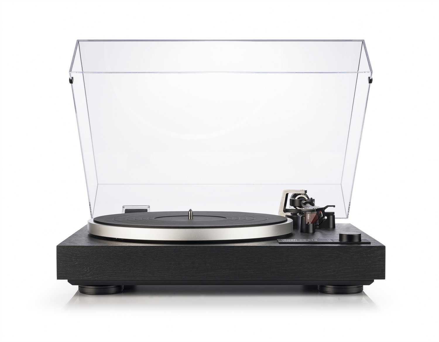 Dual CS 518 Plattenspieler (Riemenantrieb, abschaltbarer Phono-Vorverstärker, manuell, schwarz)