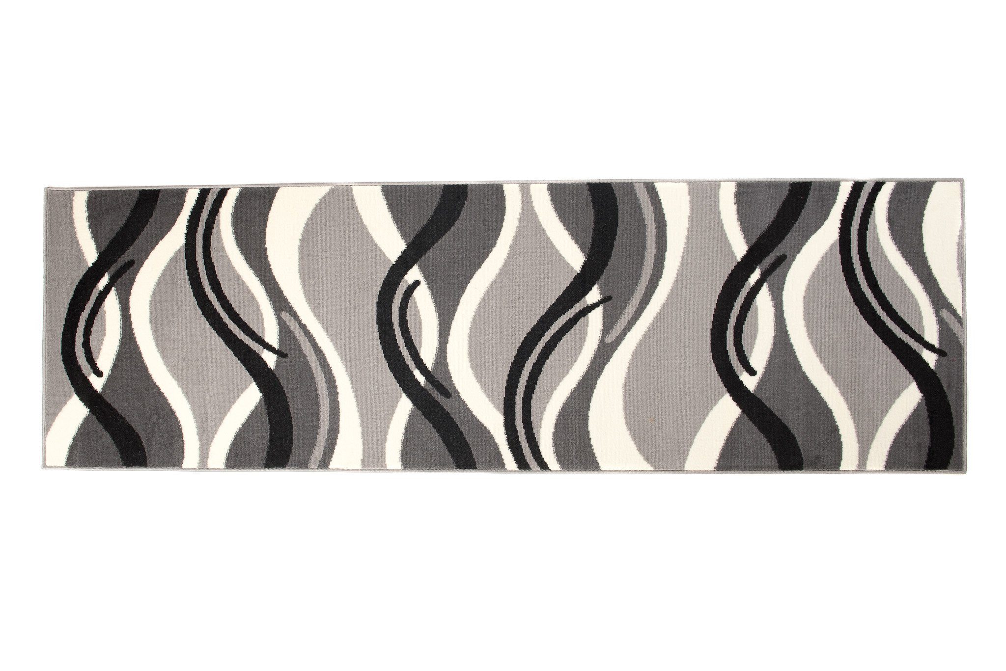 Mazovia Läufer Läufer Flurläufer Modern für Vorzimmer 120 cm Breit Grau, 120 x 100 cm, Kurzflor, Meterware, Höhe 8 mm