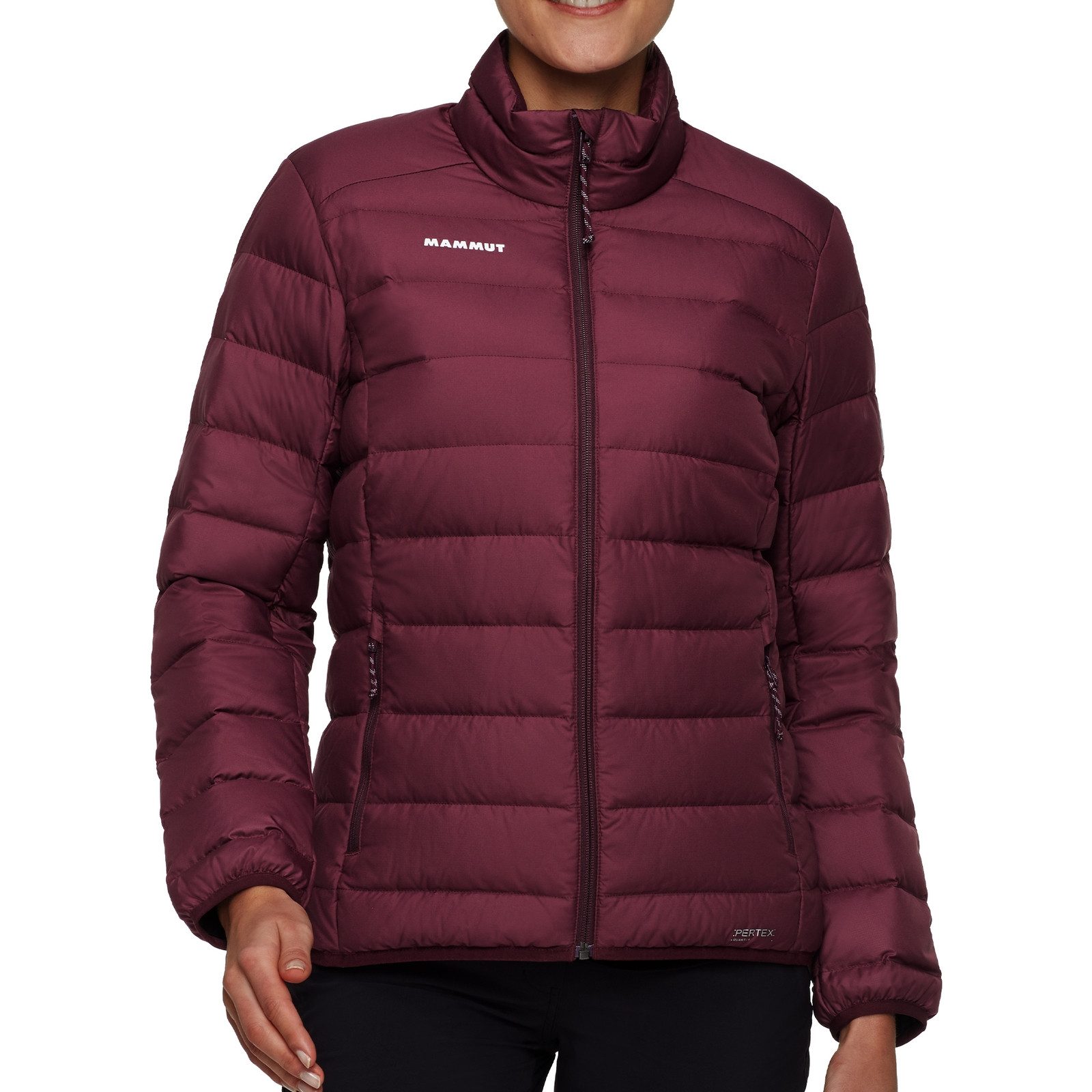 Mammut Steppjacke Waymarker IN Jacket mit Markenschriftzug auf der Vorderseite
